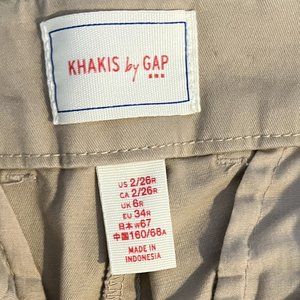 Khakis by Gap, size 2, chinos, classic tan color, NEVER WORN